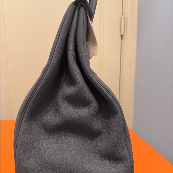 Elegant Hermes 2025 HAC 40 in Etain Togo on Palladium Hardware - Picture 7 of 14